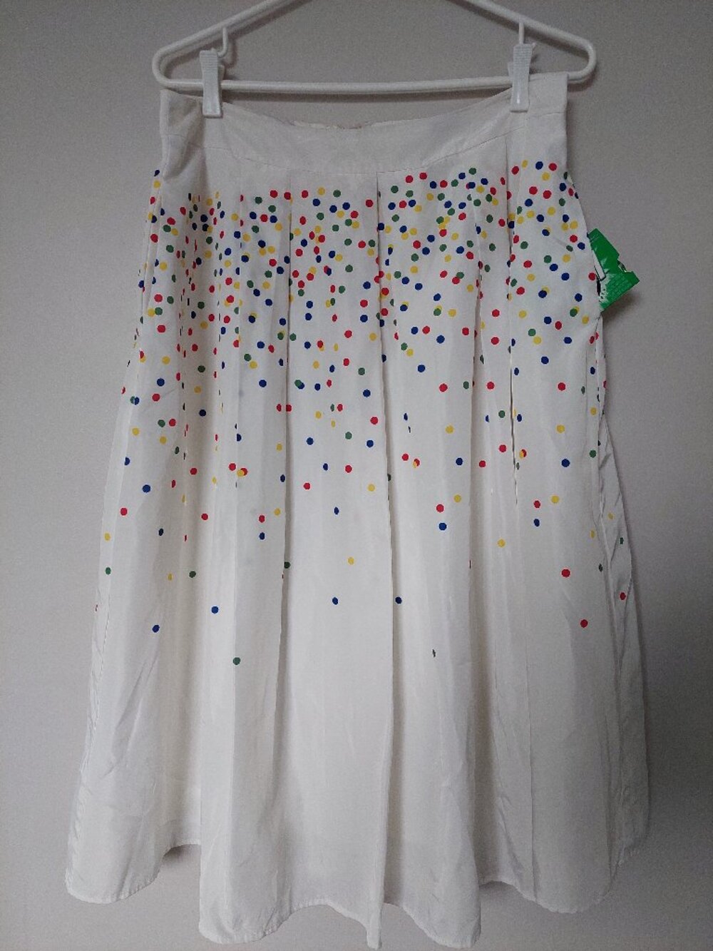 HBC Stripes Holiday Confetti A-line Skirt Size 10